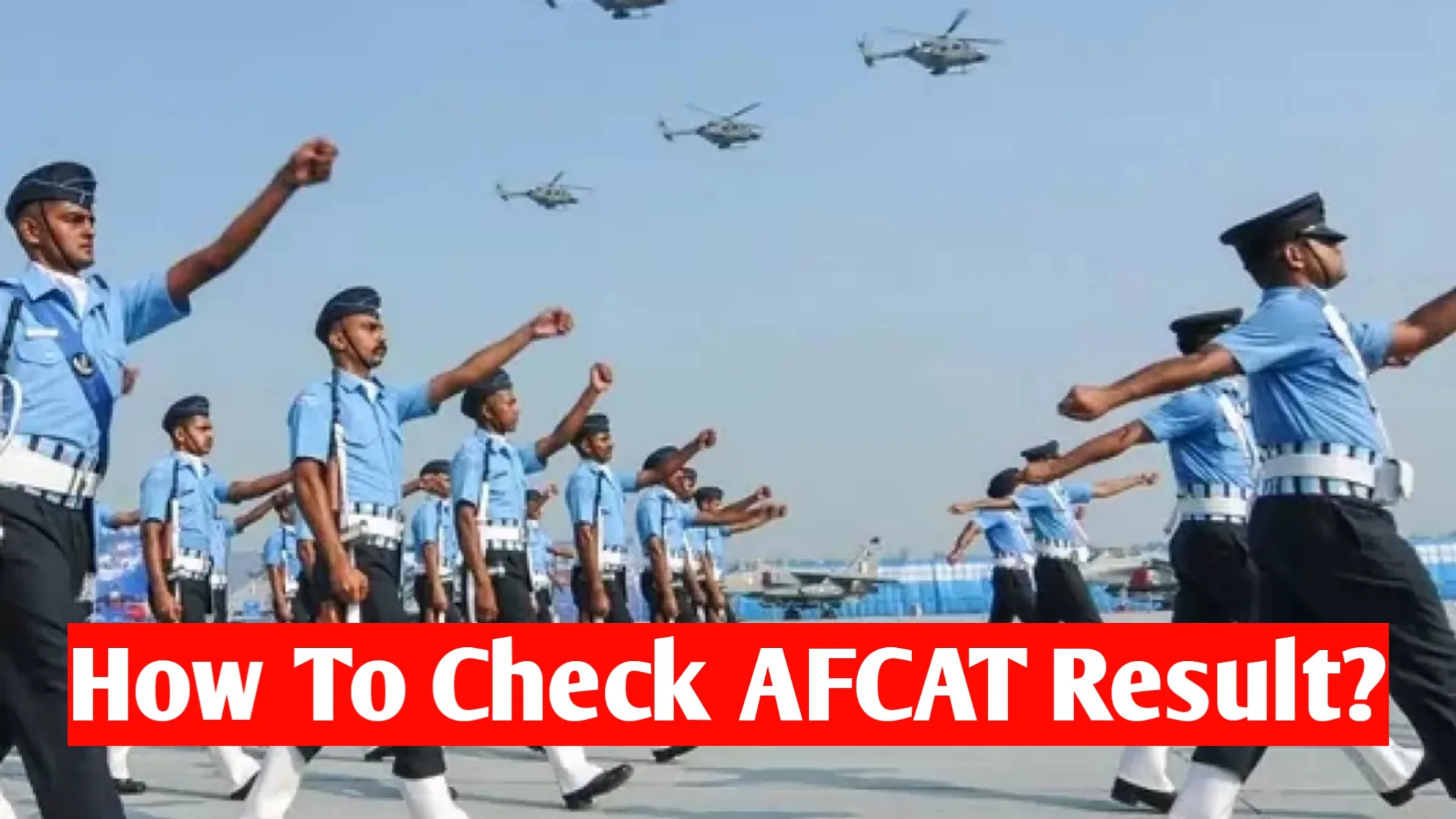 How To Check AFCAT Result 2023 Hindi?
